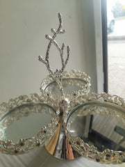 Silver Color Basket Design Serving