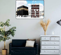 AL-Harameen HA-5100 Digital Prayer Alram Wall Clock