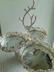 Silver Color Basket Design Serving