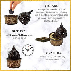 Nabeel Marble Bakhoor 30GMS I Heritage Collection I Featuring Notes: Musk, Leather, Mosses, Tree Moss, Amber, Vanilla Berries I Oriental - Woody Smell I Perfumes