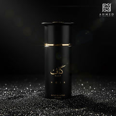 Kaaf Noir Eau de Parfum/Extrait de Parfum 100 ml (3.4 fl oz) – Ahmed Al Maghribi – Unisex Citrus Aromatic Woody Fragrance