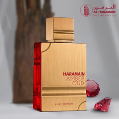Al Haramain Amber Oud Ruby Edition - Arabian Perfume for Women and Men - Unisex Amber Perfume - 60 ml