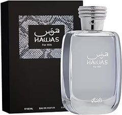 Rasai Hawas for Men Eau de Parfum, 3.4 Ounce