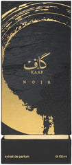 Kaaf Noir Eau de Parfum/Extrait de Parfum 100 ml (3.4 fl oz) – Ahmed Al Maghribi – Unisex Citrus Aromatic Woody Fragrance