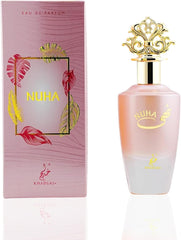 Khadlaj Nuha Eau De Parfum Spray for Women, 2.87 Ounce/ 85 ml