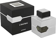 Al Haramain L'Aventure - Cologne for Men - Long Lasting Perfume for Men - Arabian Perfume - Men's Cologne - Amber Perfume with Bergamot - 100 ml