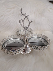 Dessert Dividing Plate Creative Cake Display Stand for Party Wedding Cookies