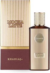 Khadlaj Mocha Latte – Gourmand, Spicy, Sweet, Warm – Extrait de Parfum Spray Long-Lasting Fragrance for Unisex, 3.4 Ounce / 100 ml