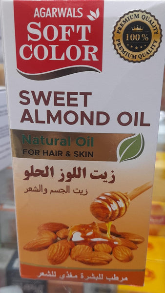 Sweet Almond oil for hair & skin