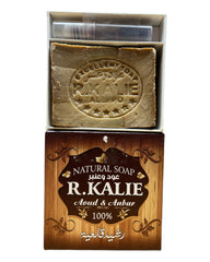 R. KALIE Aoud & Anbar Natural Soap with Anbar Parfum 200g