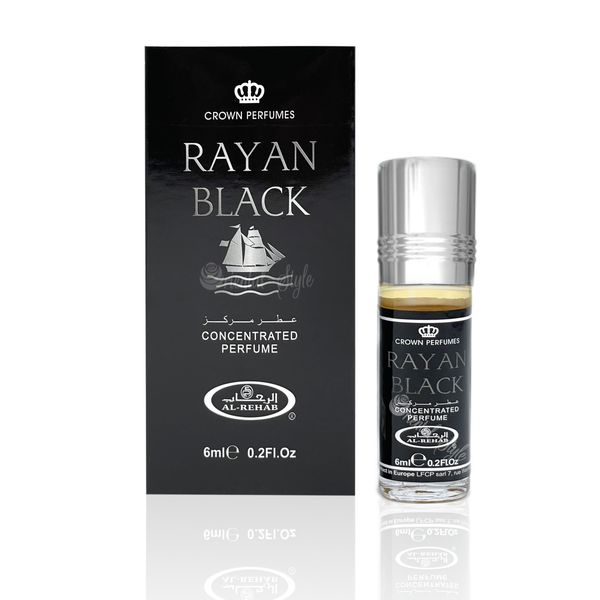 Al Rehab Perfume Oil Rayan Black by Al Rehab - Free From Alcohol