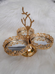 Dessert Dividing Plate Creative Cake Display Stand for Party Wedding Cookies