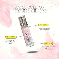 YARA Roll On Perfume Oil CPO - 10ML (0.34 OZ) By Ard Al Zaafaran