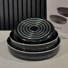 Fatafeat Granit cookware 3 pcs set (30cm , 34cm , 38cm)