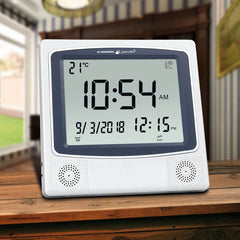 AL-HARAMEEN Azan Clock,Muslim Alfajr azan Clock/Multifunctional Clock/Decorative Clock/Mosque Clock HA-4009