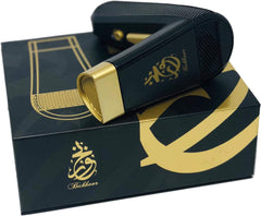 Portable Electric Bakhour Censer Black/Gold