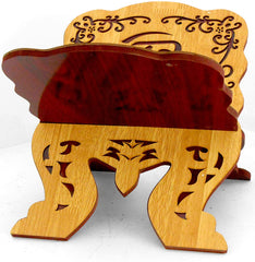Islamic Muslim Quran Book Holder – Wood Stand for Quran/Home Decorative
