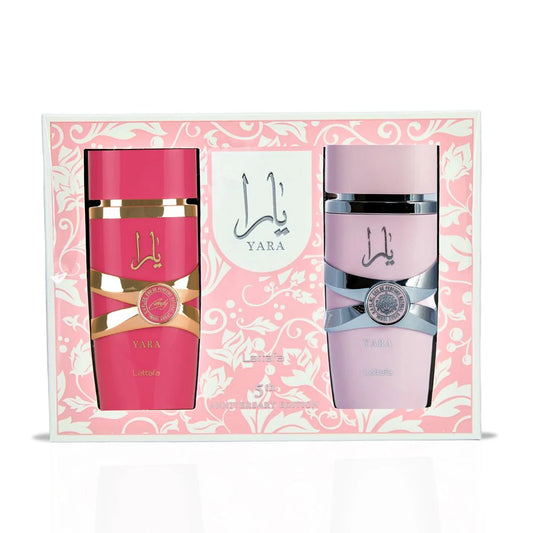 Yara & Yara Candy EDP Sprays 100ML (3.4 OZ) Gift Set By Lattafa | Sweet, Floral, Fruity Fragrances With Warm Vanilla & Sandalwood