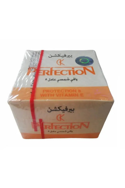 Perfection Sunscreen Cream Protection No.8 with Vitamin E 50ml بيرفيكشن كريم