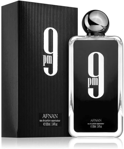 Afnan 9 Pm for Men Eau de Parfum Spray, 3.4 Ounce