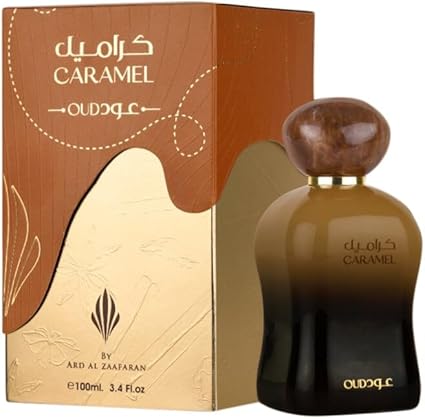 Ard Al Zaafaran Caramel Oud Eau de Parfum Spray for Unisex, 3.4 Ounce