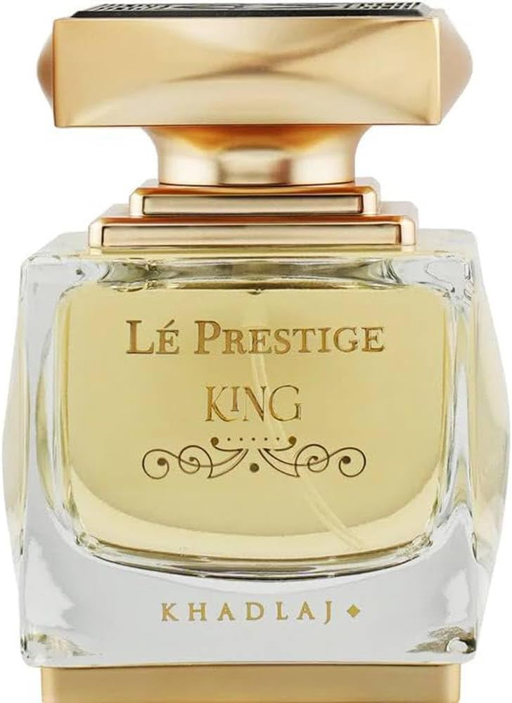 Khadlaj Le Prestige King for Men Eau De Parfum Spray, 3.4 Ounce
