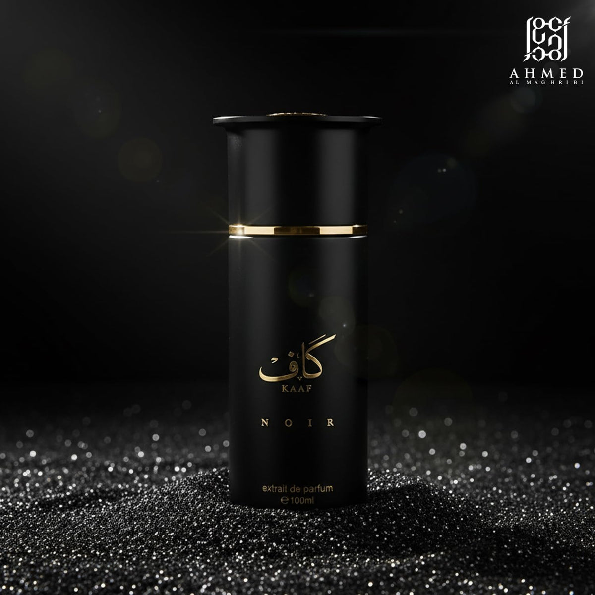Kaaf Noir Eau de Parfum/Extrait de Parfum 100 ml (3.4 fl oz) – Ahmed Al Maghribi – Unisex Citrus Aromatic Woody Fragrance