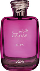 Hawas Diva Eau de Parfum for Women 100ml (3.4 fl oz) – Long Lasting Luxury Perfume with Floral, Fruity & Sensual Notes.