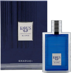 Khadlaj Karus Blu Spice for Unisex Eau De Parfum Spray, 3.4 Ounce