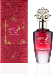 Khadlaj Nuha Cherry Blush – Fruity, Floral, Sweet, Woody – Eau de Parfum Spray Long-Lasting Fragrance for Women, 3.4 Ounce / 100 ml