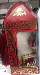 Prayer Rug ,Quran and Pearl Tasbeh