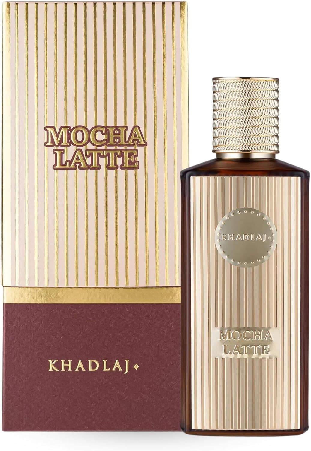 Khadlaj Mocha Latte – Gourmand, Spicy, Sweet, Warm – Extrait de Parfum Spray Long-Lasting Fragrance for Unisex, 3.4 Ounce / 100 ml