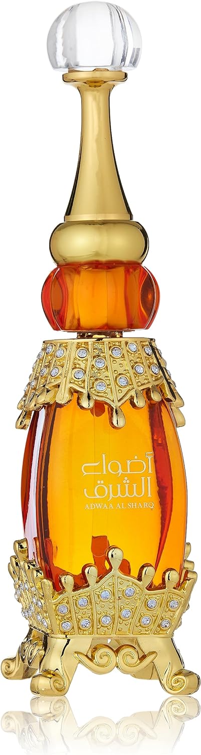 Afnan Adwaa Al Sharq Concentrated Perfume Oil - Luxurious and Mesmerizing Scent - Unisex Perfume - Suitable for Any Occasion - Great as Gift - 25ml