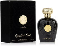 Lattafa Opulent Oud for Unisex Eau de Parfum Spray, 3.4 Ounce
