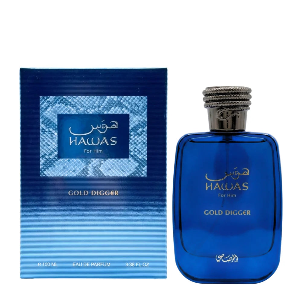 Rasasi Hawas Gold Digger 100ml Boxed