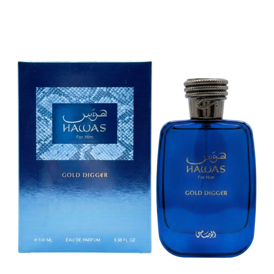 Rasasi Hawas Gold Digger 100ml Boxed