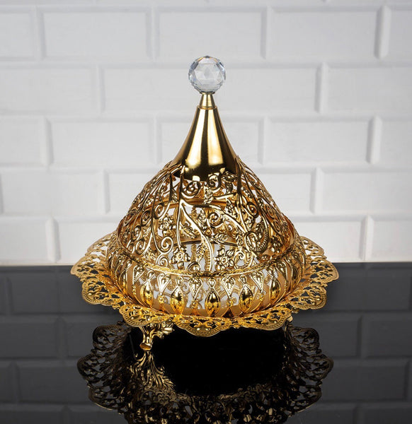 Gold Color Ottoman Style Delight Bowl