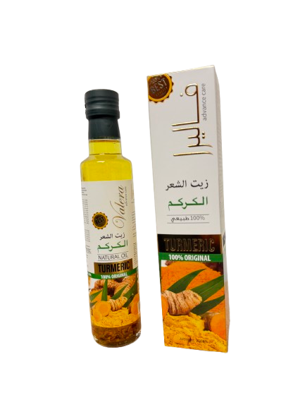 Turmeric hair oil
