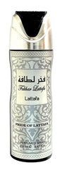Lattafa Fakhar for Men - Fresh, Marine, Woody, Earthy - Perfumed Deodorant Spray, 6.67 Ounce / 200 ml