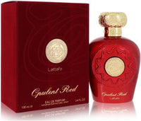 Lattafa Opulent Red for Unisex Eau de Parfum Spray, 3.4 Ounce