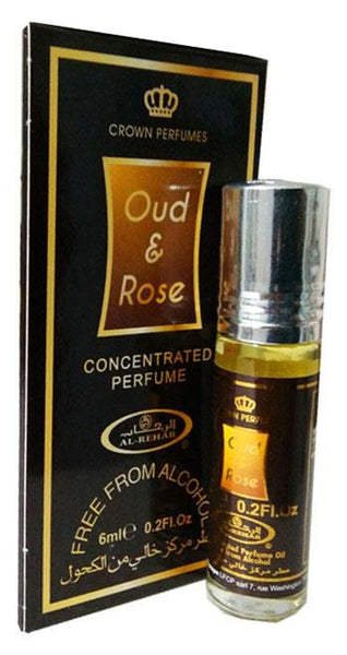 Al-Rehab Perfume Oil - 6mL - Oud and Rose