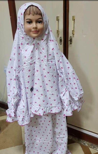Prayer clothes for girls طقم صلاه للبنات بثلاث احجام