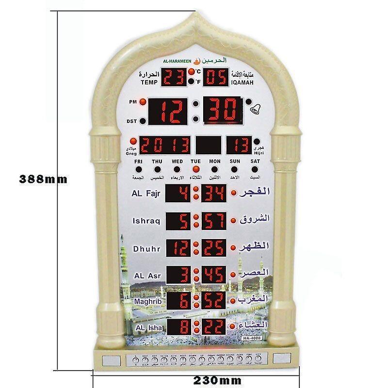 Azan Clock Al-Harameen 4008