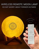 Bluetooth Quran Speaker Moon LED Night Light ,Smart APP Control Bluetooth Speaker with Bluetooth Remote & Mobile App, Portable Quran, Multi Language