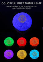 Bluetooth Quran Speaker Moon LED Night Light ,Smart APP Control Bluetooth Speaker with Bluetooth Remote & Mobile App, Portable Quran, Multi Language