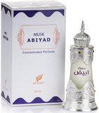 Musk Abiyad by Afnan Perfumes for Unisex - Concentrated Oil, 20ml