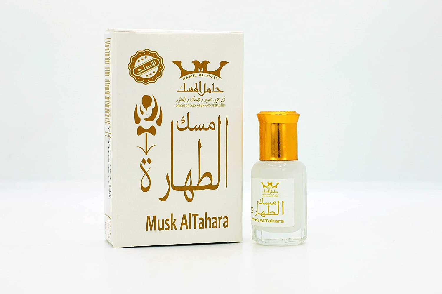 مسك الطهارة الابيض من حامل المسك 6 مل المنتج الاصلي MUSK ALTAHARA FROM HAMIL AL MUSK - 6ML -