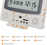 AL-HARAMEEN Azan Clock,Muslim Alfajr azan Clock/Multifunctional Clock/Decorative Clock/Mosque Clock HA-4009