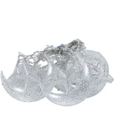 LED Star Curtain Lights, 138 LED Moon Star String Light good for Ramadan