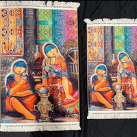 سجاده تطريز على شكل لوحات فنيه